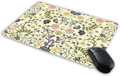 

Saltine Floral pattern Mousepad| Designer Mousepad | Printed-1 Mousepad(Multicolor)