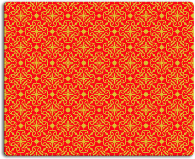 

Clickplick Floral pattern Mousepad| Designer Mousepad | Printed-2 Mousepad(Multicolor)
