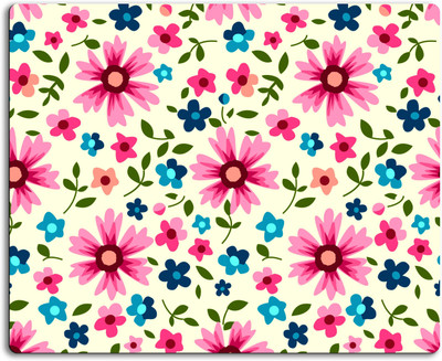 

Fashclub Floral print Mousepad| Designer Mousepad | Printed-28 Mousepad(Multicolor)