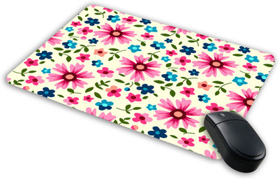 

Saltine Floral pattern Mousepad| Designer Mousepad | Printed-28 Mousepad(Multicolor)