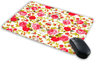 

Grazios Floral pattern Mousepad| Designer Mousepad | Printed-9 Mousepad(Multicolor)