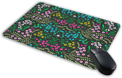 

Saltine Floral pattern Mousepad| Designer Mousepad | Printed-81 Mousepad(Multicolor)