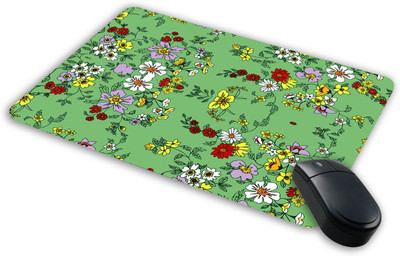 

Saltine Floral pattern Mousepad| Designer Mousepad | Printed-97 Mousepad(Multicolor)