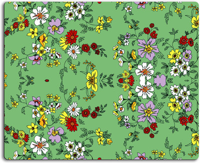 

Nasty Frog Floral pattern Mousepad| Designer Mousepad | Printed-97 Mousepad(Multicolor)