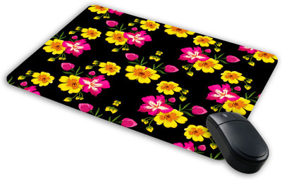 

Saltine Floral pattern Mousepad| Designer Mousepad | Printed-51 Mousepad(Multicolor)