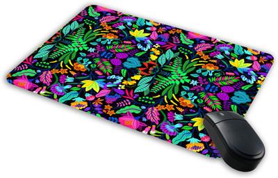 

Grazios Floral pattern Mousepad| Designer Mousepad | Printed-6 Mousepad(Multicolor)