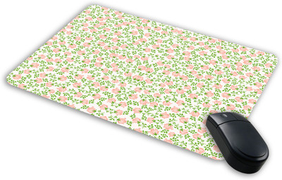 

Saltine Floral pattern Mousepad| Designer Mousepad | Printed-25 Mousepad(Multicolor)