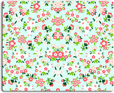 

Clickplick Floral pattern Mousepad| Designer Mousepad | Printed-61 Mousepad(Multicolor)