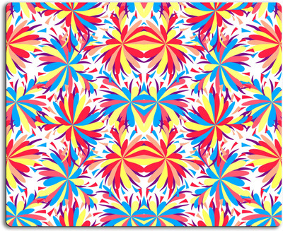 

Fashclub Floral print Mousepad| Designer Mousepad | Printed-8 Mousepad(Multicolor)
