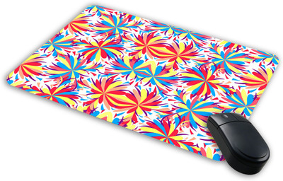 

Grazios Floral pattern Mousepad| Designer Mousepad | Printed-8 Mousepad(Multicolor)