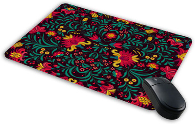 

Saltine Floral pattern Mousepad| Designer Mousepad | Printed-91 Mousepad(Multicolor)