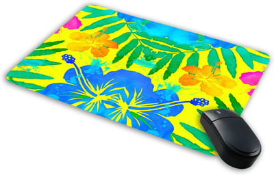 

Saltine Floral pattern Mousepad| Designer Mousepad | Printed-56 Mousepad(Multicolor)