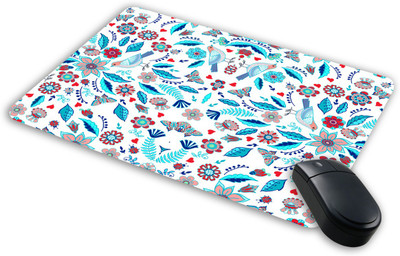 

Saltine Floral pattern Mousepad| Designer Mousepad | Printed-54 Mousepad(Multicolor)