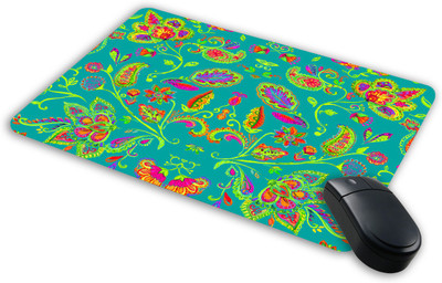 

Saltine Floral pattern Mousepad| Designer Mousepad | Printed-22 Mousepad(Multicolor)