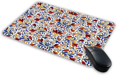 

Saltine Floral pattern Mousepad| Designer Mousepad | Printed-66 Mousepad(Multicolor)
