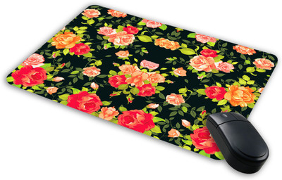 

Grazios Floral pattern Mousepad| Designer Mousepad | Printed-34 Mousepad(Multicolor)