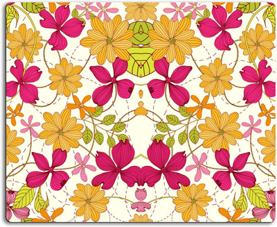 

Nasty Frog Floral pattern Mousepad| Designer Mousepad | Printed-21 Mousepad(Multicolor)