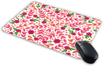 

Grazios Floral pattern Mousepad| Designer Mousepad | Printed-37 Mousepad(Multicolor)