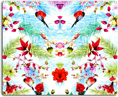 

Fashclub Floral print Mousepad| Designer Mousepad | Printed-98 Mousepad(Multicolor)