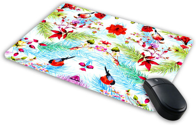 

Saltine Floral pattern Mousepad| Designer Mousepad | Printed-98 Mousepad(Multicolor)