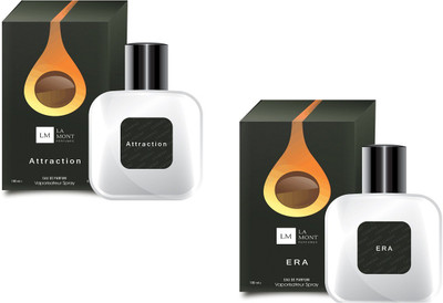 

La Mont Attraction & Era Eau de Parfum - 200 ml(For Men & Women)