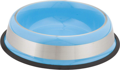 

ELTON Round Stainless Steel Pet Bowl(0.23 L Blue)