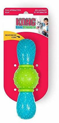 

Kong Core Strength Rubber Chew Dog Toys (CoreStrength Bowtie, Small/Medium, Blue) Rubber Rubber Toy For Dog