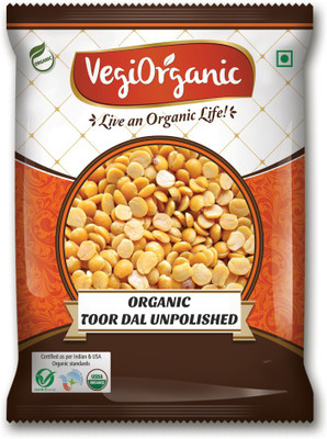 

vegiorganic Unpolished Yellow Toor Dal (Split)(500 g)