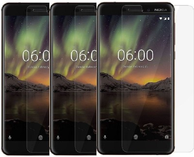 KITE DIGITAL Tempered Glass Guard for Nokia 6.1(Pack of 3)