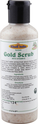 

Khadi India Santosh Gold Scrub With Vitamin-E (210 ml) Scrub(210 ml)