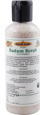

Khadi India Santosh Badam Scrub With Vitamin-E (210 ml) Scrub(210 ml)
