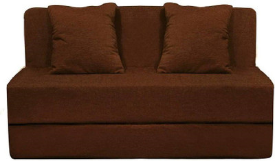 PUMPUM Sofa Cum Bed Two Seater Coffee Brown Single Sofa Bed(Finish Color - Coffee Brown Mechanism Type - Fold Out Delivery Condition - Pre-assembled) PUMPUM Sofa Cum Bed Two Seater Coffee Brown Single Sofa Bed(Finish Color - Coffee Brown Mechanism Type - Fold Out Delivery Condition - Pre-assembled)