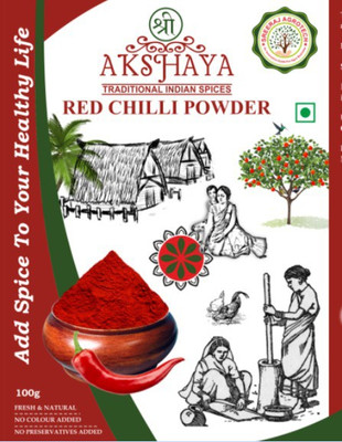

sree akshaya spices RED CHILLI POWDER(100 g)