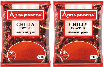 

Annapoorna Chilly Powder 500gms pack of 2(2 x 0.5 kg)