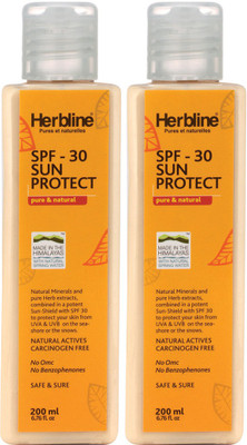 

Herbline Sun Protect SPF30 200ml Pack Of-2 - SPF SPF-30 PA+(200 ml)