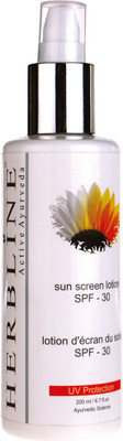 

Herbline SPF30 Sun Screen Lotion 200ml - SPF SPF-30 PA+(200 ml)
