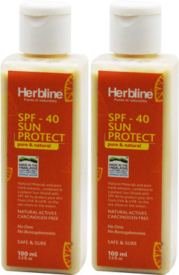 

Herbline Sun Protect SPF40 100ml Pack Of-2 - SPF SPF-40 PA+(100 ml)