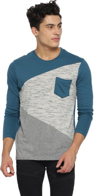 CAMPUS SUTRA Striped Men Round Neck Multicolor T-Shirt