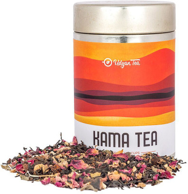 

Udyan Tea Kama Tea - Natural & Pure Wellness Whole Leaf Tea Assorted Herbal Tea(50 g, Tin)