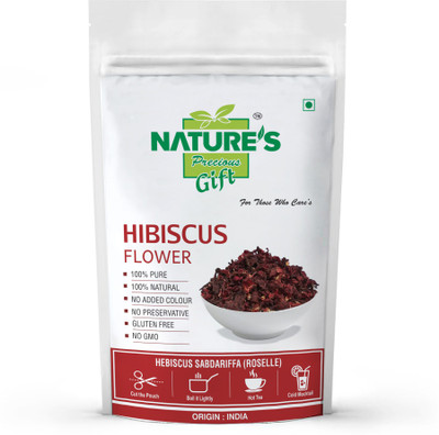 

Nature's Precious Gift Hibiscus Flower - 100 GM Hibiscus Herbal Tea(100 g, Pouch)