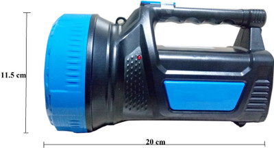 Care 4 LED flashlight led torch light Torch(Black, 17 cm, Rechargeable)