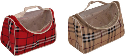 

STOCKHAWKERS WOMEN COSMETICS POUCH TRAVELLING ORGANIZER MAKEUP STORAGE KIT COSMETICS STORAGE (COMBO PACK) WOMEN MAKEUP STORAGE POUCH, JEWELLERY MAKEUP COSMETICS ORGANIZER Vanity Box(Multicolor)