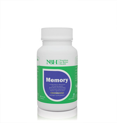 

NBH Memory Ginkgo Biloba 120 mg (Boost Memory,Focus & Clarity) - 60 Veggie Capsules(60 No)
