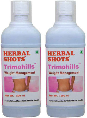 

Herbal Hills Trimohills Herbal Shots 500ml Pack of 2(1 L)