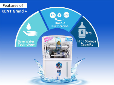 

kent ro grand p02 8 L RO + UV + UF + TDS Water Purifier(White)