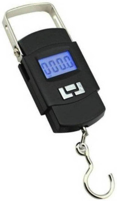 

Urweigh Portable Hanging Luggage Weight Machine Digital for Weighing Household Items i.e. Waste Newspaper, Gas Cylinder Etc Capacity 50Kg Weighing Scale(Black)
