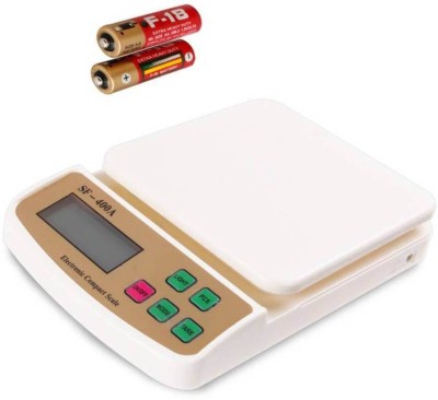 

Gadget Tree DIGITAL ELECTRONIC KITCHEN(White) 400 A Weighing Scale(White)