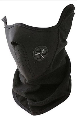 KAROBAR Black Bike Face Mask for Boys & Girls(Size: Free,  Balaclava)