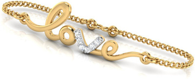 IskiUski Sterling Silver Swarovski Crystal Gold-plated Bracelet