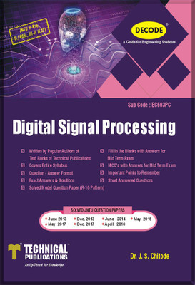 DECODE-Digital Signal Processing for JNTU-H (B.TECH. III-II ECE) R-16(English, Paperback, Dr. J. S. Chitode)